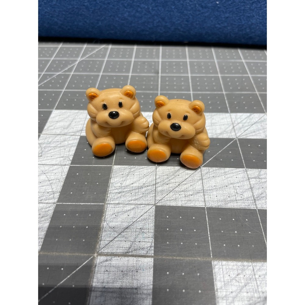 Fisher-Price‎ Dollhouse Rumple 2 Teddy Bears Only Replacement Toy Vintage 1994